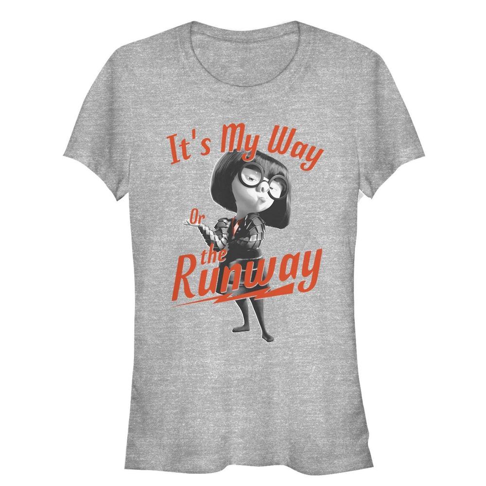 Juniors The Incredibles 2 Edna Mode My Way Or Runway Tshirt